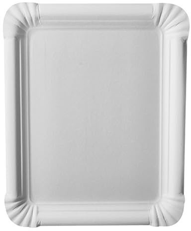 PAPSTAR Teller Pappe Kuchenteller 500st. pure eckig 16,5x20cm weiss
