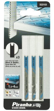 Piranha X22153-XJ HSS Metal U Shank Jigsaw Blade