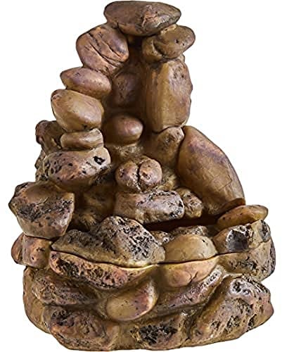 Exo Terra natürlicher Wasserfall, in Kieselsteinoptik inkl. Pumpe, Wasserquelle für Reptilien und Amphibien, klein