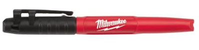 Milwaukee 48-22-3100 Inkzall Jobsite Fine Point Black Permanent Marker (24-Pack)