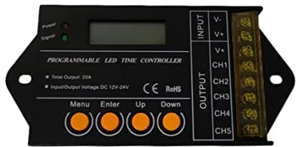 Centralina Led Timer Alba Tramonto Programmabile Time Led Controller Per Acquari Canarini Serre TC420