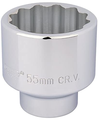 Draper T-MM/B 3/4 Square Drive 12 Point Socket (55mm), Blue, 55 mm