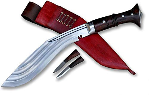 Everest Blade 25 cm Klinge Zinn Chirra Kukri-Khukuri-Gurkha Messer-Messer-handgemachtes Messer aus Nepal