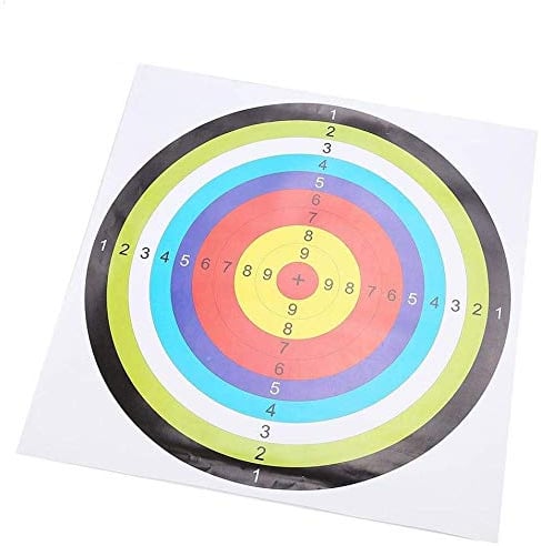 10 Teile Bogenschießen Ziel Papier Zielscheibe für Pfeil Bogen Schießen Jagd 42,5 * 42,5 cm
