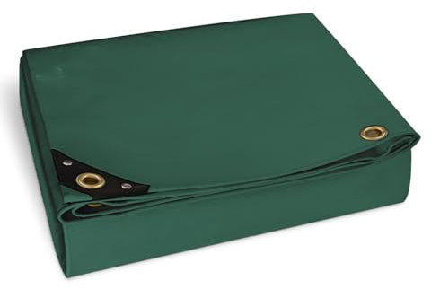 NEMAXX® Bâche Premium Imperméable [600x1000cm]–Résistante aux UV [650 g/m²] Bâche de Camion avec Œillets,Bâche en PVC pour Bois,Jardin,Toit & Construction–Bâche de Protection Hivernale–Vert–60 m²
