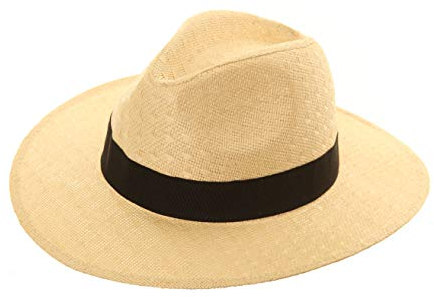 Black Jungle MOSSMAN Havanna Sommerhut Natur Bogart Panamahut (One-Size)