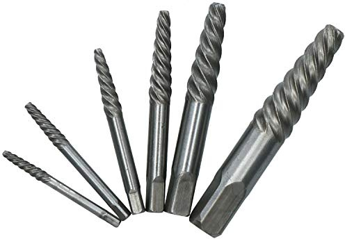 Spiral Flute Screw Extractor Set Remover Removal Easy Out 3mm – 25mm 6pc