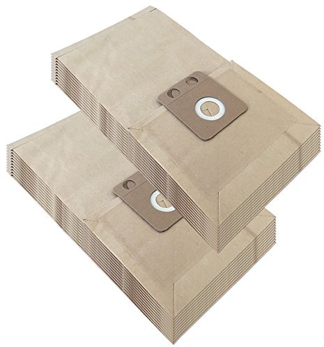 MohMus 20 Sacs Aspirateur pour Nilfisk Deluxe Business, Family, GD 1000, GD1000, GD 1000 Serie, GD 1005, GD1005, GD 1010, GD1010