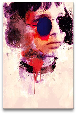 Natalie Portman Léon - Der Profi Porträt Abstrakt Kunst Kult 60x90cm Leinwandbild