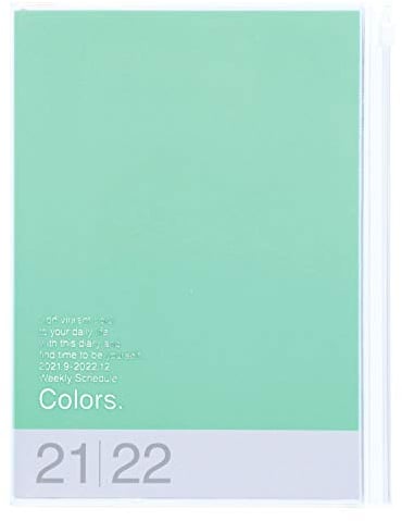 MARK'S 2021/2022 Taschenkalender A5 vertikal, COLORS // Mint: Von September 2021 bis Dezember 2022
