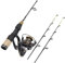 2TIPS 60cm Ultra-Kurze Kinder Angelrute, 45 g Ultra-Lightweight an Bord Angelrute EIS Angelrute, Stick Roll Combo, Mini EIS Angelrute Rolle Set, Anfänger Angeln, Bassfischen ZYYDD (Color : Rod+Reel)