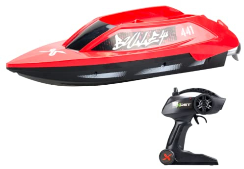 Exost Rocketwave RC 20605 by Silverlit Radio Controlled Speed Boat 2.4 GHz Red 24 cm