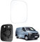 Spiegelglas Ersatz für VW T5 Caddy, Außenspiegel rechts beheizbar Ersatzspiegelglas kompatibel mit T5 2003-2009, Spiegel Glas kompatibel mit Caddy 2004-2015 (Rechts)