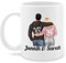 Tasse Tassen 325ml - Freund & Freundin - Partner Geschenke Paar King Queen Couple I Pärchen Weihnachts-Geschenke Valentinstag - 325 ml - Weiß - partnergeschenke partnertassen liebeserklärung