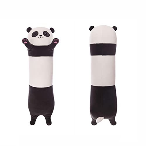 90cm Lange Panda Plüsch Kissen, Stofftier Panda Koala Schlafkissen Kawaii Wurfkissen weiche Sofakissen Umarmungskissen Tier Cartoon Plüschtier Seitenschläferkissen Spielzeug für Kinder Freundinnen
