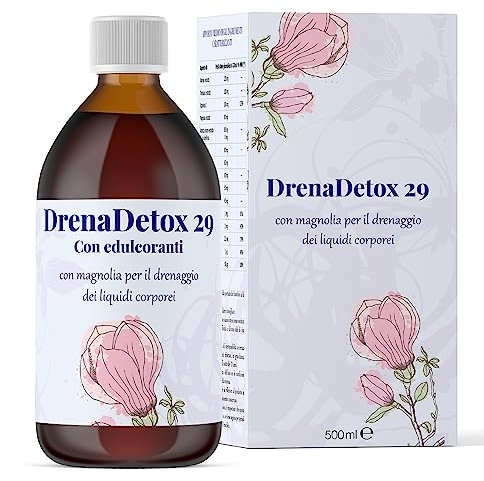 VROK Drenante Donna 500ml - Forte Diuretico Anticellulite Pancia, Gambe e Fianchi ad Alto Dosaggio - Integratore al Gusto Frutti di Bosco