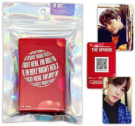 THE BOYZ - 1st Single ALBUM [THE SPHERE] (PLATFORM ALBUM - REAL VER.) Case + Mini Card(QR Type) + Selfie Photocard + Official Photocard + Digital Contents + 2 Pin Button Badges