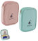 YunBey 2 Stück Medikamententasche Unterwegs Klein Reiseapotheke Tasche Leer Tragbar Erste Hilfe Tasche Leer für Büro Schule Camping Wandern Auto Outdoor (Pink, Grün)