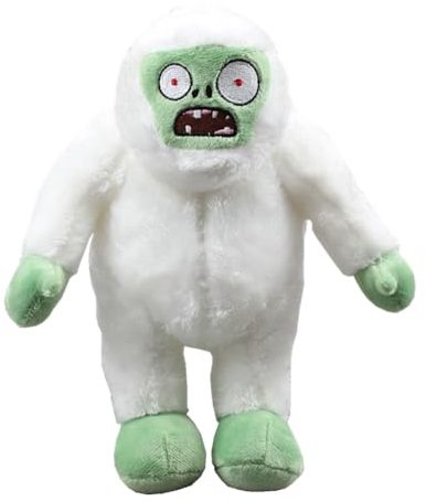 Laruokivi Spiel 2 Schnee Zombie Plüsch Plüsch Kuscheltiere Puppe 28cm Zombie Yeti Puppe Figur für Weihnachten Valentinstag