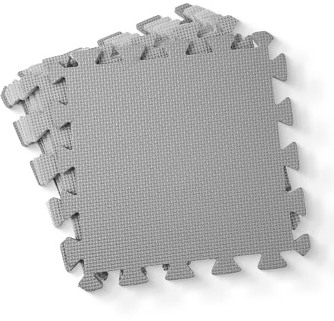 kidoola Foam Baby Play Mat (29x29cm) – Thick & Soft EVA Foam Interlocking Floor Tile Matting for Children – Safe & Comfortable 7mm Thick Play Flooring (9pc) - Pink