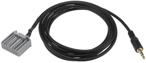 EMSea 1.5m AUX input audio cable adapter 3.5mm 20-pin radio male interface cable lead connector compatible with Honda CRV 2.0, CRV AUX, Civic Lingpai AUX cable