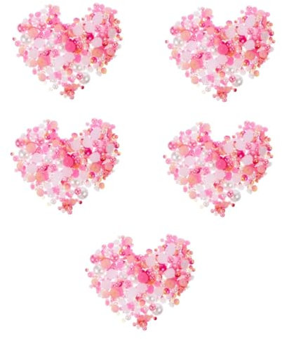 Operitacx 15packs Flatback for Nail Case Charms Multi Decorations for Crafts for Nail Salons and Home Use Great for Birthdays and Holidays