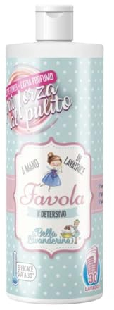 Detersivo LA BELLA LAVANDERINA FAVOLA per bucato mano e lavatrice, 1000ml, profumazione extra