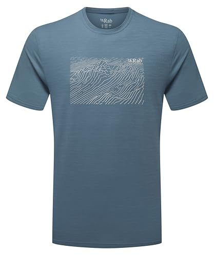 Rab Men's Syncrino Ridge Tee - Orion Blue - S