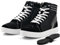 IRON JIA'S Scarpe Moto Uomo Stivali Moto Uomo Casual Strada Traspiranti Antiscivolo con Cerniera Laterale Supporto per La Caviglia Nero 44