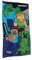 My sweety pop Strandtuch für Kinder – Badetuch – Kinder – 70 x 140 cm – 100 % Baumwolle – Urlaub – Geschenkidee (Minecraft – Grün/Blau)