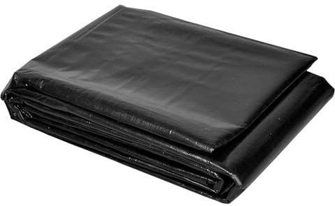 Luyckfrazy Bâches de Bassin 2x3m 3x4m 4x7m 5x5m 6x8m 8x10m 10x15m, sous-Couche en PEHD Facile à découper, bâche de Piscine pour Fontaine de Jardin Aquatique, Bassin d'aquaculture de carpes koï(6x10m)