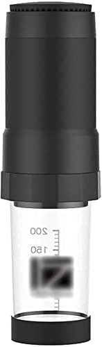 Moulin à Café Entièrement Automatique Produits Cafetière Portable, Machine à Café Expresso Manuelle Compatible avec le Café Moulu Pour le Bureau à Domicile Voyage en Plein Air Camping Grind à Café,