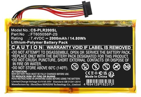 Photo Printer Battery ,Compatible For Polaroid, POLPOL1PK/ Pop/Pop 2.0,7.4V 2000mAh