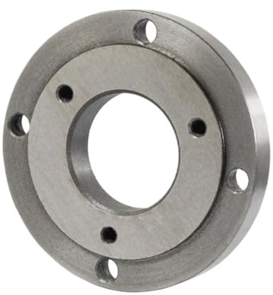 Placa adaptadora de cuatro mordazas de 125 mm, plato frontal de brida estable for mandril de husillo de torno tipo C JY250V JY240V (1 unidad)