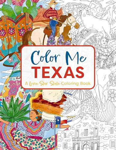 Color Me Texas: A Lone Star State Coloring Book (Color Me Coloring Books)