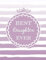Best Daughter Ever: Journal Diary Notebook: 110 Lined Pages for Writing, Doodling, Note taking for Girls | Purple White Lilac