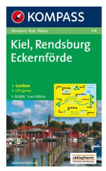 Kompass Karten, Rendsburg, Eckernförde: Wanderkarte mit Kurzführer, Rad- und Reitwegen. GPS-genau. 1:50000 (KOMPASS Wanderkarte, Band 714)