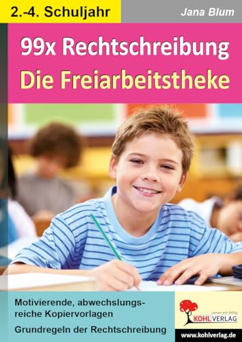 99x Rechtschreibung Grundschule Klasse 2 3 4 Deutsch Freiarbeitstheke | Großschreibung Dehnung Doppelkonsonanten s-Laute Verlängerungsprobe ... der Rechtschreibung im 2.-4. Schuljahr