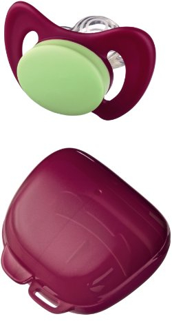 Nip 38120-51 Set Miss Denti mit Schnullerbox, Größe 1, 0-6 Monate, rosa