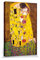 1art1 Gustav Klimt Poster Der Kuss, 1908 Bilder Leinwand-Bild Auf Keilrahmen | XXL-Wandbild Poster Kunstdruck Als Leinwandbild 120x80 cm