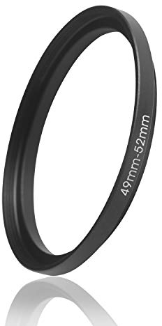 Ares Foto® Step Up Filteradapter Adapter Ring. CNC-gefrästes Aluminium. Kompatibel mit Objektiven Aller Hersteller: Canon Sony Nikon Fujifilm Olympus Pentax Leica Tamron Sigma (49mm – 52mm)