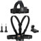 Sametop Fixation de Bandeau Harnais Poitrine Sangle Chesty Frontale Tête Compatible avec GoPro Hero 13 12 11 10 9 8 7 6 5 Session DJI Osmo Caméras d'action