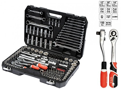 SOCKET SET 14 38 & 12 150PCS