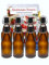 hocz 10er Set Bügelflaschen Bügelflasche Glasflaschen 330ml Braun mit Bügelverschluss zum Selbstbefüllen Bier Bierflaschen Bierflasche