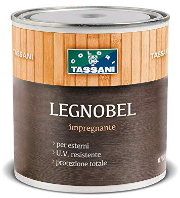 Impregnante a solvente per legno TASSANI LEGNOBEL vari colori - LT.2,5, TRASPARENTE