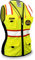 KwikSafety First Lady Fire Fly Sicherheitsweste Klasse 2 für Frauen mit Taschen, hohe Sichtbarkeit, reflektierend, leicht, atmungsaktives Netzgewebe, First Lady Gelb Anzahl: 1, X-Small