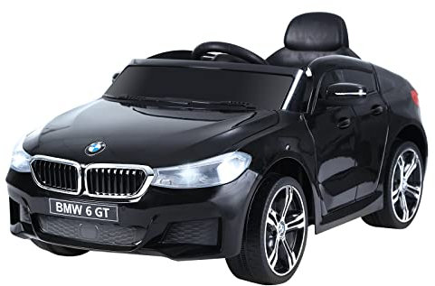 HOMCOM BMW 6GT Licensed Electric Car for Kids, 6V Battery Powered Kids' Electric Ride-on with Remote Control, LED Headlights, Music, for 3-6 Years Old