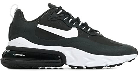Nike Damen W Air Max 270 React Laufschuh, Multicolore Black White Black Black Black White, 38 EU