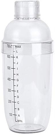 JULYKAI Coctelera, Coctelera, Suministros Diarios, Coctelera de plástico, Restaurante para Bar(700ml)