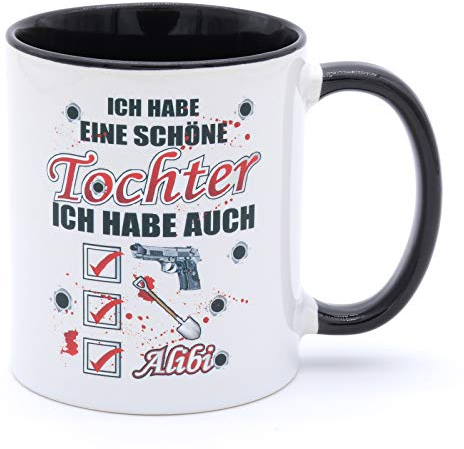 Golebros Ich Habe eine schöne Tochter Tasse Papa Geschenke Geburtstag Geschenkideen Vatertagstasse Geburtstagsgeschenke Vatertagsgeschenke